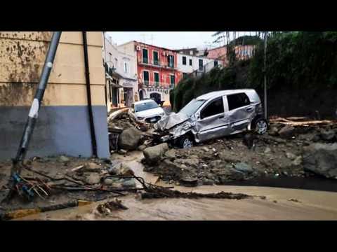 '13 people missing' after torrential rain causes landslide on Italian island of Ischia