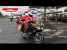 Des dizaines de Pères Noël à moto pour soutenir l'hôpital de Cholet
