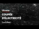 Ukraine : les coupures d'électricité vues par satellites