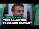 Affaire McKinsey : Emmanuel Macron trouve « normal » que la justice enquête