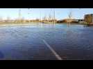 Calais: pourquoi le parking de Décathlon est-il inondé?