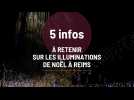 5 infos à retenir sur les illuminations de noel à Reims