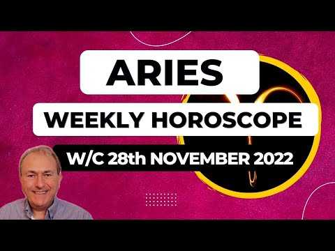 Aries Horoscope Weekly Astrology from 28th November 2022