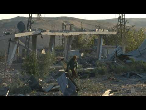 Aftermath of Turkish airstrikes in northern Syria