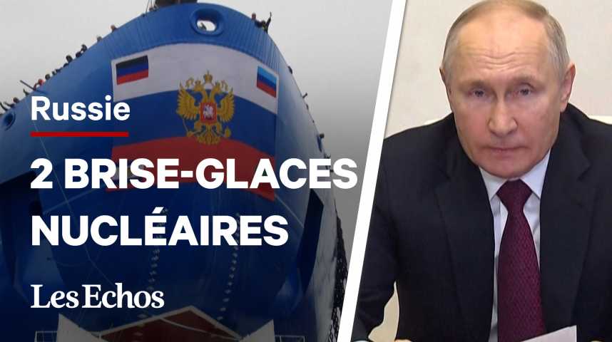 Illustration pour la vidéo La Russie se renforce en Arctique avec deux brise-glaces nucléaires