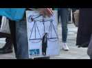 Journée d'action à Paris de magistrats, avocats et greffiers contre 