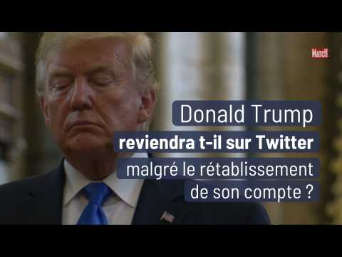 VIDEO : Donald Trump reviendra t-il sur Twitter malgr le rtablissement de son compte ?