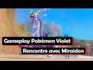 Pokémon Violet - Vidéo de gameplay: Rencontre avec le Pokémon légendaire