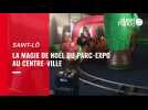 VIDÉO. Parade, Père Noël et mascottes à Saint-Lô : la magie de Noël envahit les rues et le parc expo