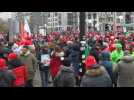 A Bruxelles, manifestation contre la hausse du coût de la vie