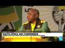South Africa ANC conference: Protestors disrupt Ramaphosa's opening speech