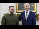 Volodymyr Zelensky reçu par Joe Biden à la Maison Blanche, une visite historique
