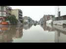 Heavy rainfall floods streets in Iraq's capital