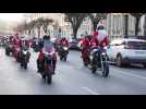 Les pères Noël motards à Reims