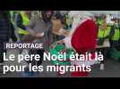 Calais : le père Noël du Secours populaire vient en aide à des centaines de migrants