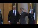 Macron welcomes Ukrainian PM Denys Shmyhal to Élysée Palace