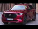All-new 2022 Mazda CX-60 Design in Soul Red Crystal in Germany