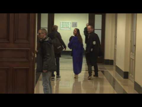 Lawyers leave Brussels court in EU parliament corruption hearing