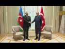 Turkey's Erdogan meets with Azerbaijan's Aliyev