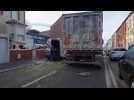 Accrochage entre un transport betteravier et un tracteur ce mardi à Cambrai