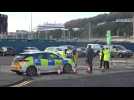 Britain: emergency services at Dover following migrant deaths