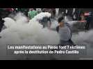Les manifestations au Pérou font 7 victimes après la destitution de Pedro Castillo
