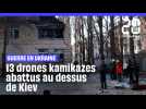 Guerre en Ukriane : 13 drones kamikazes abattus au dessus de Kiev