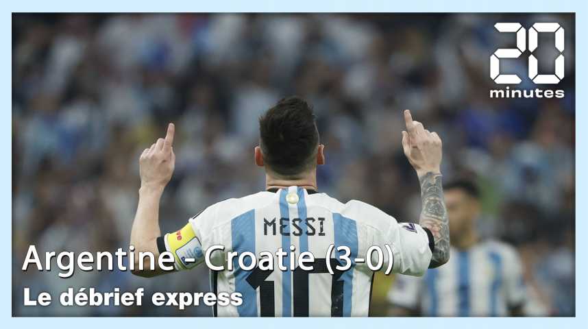 Argentine - Croatie : Messi au firmament, et bientôt à la droite de Maradona ?