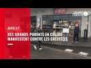 VIDÉO. Des grands-parents en colère manifestent à Brest contre les grévistes de la SNCF