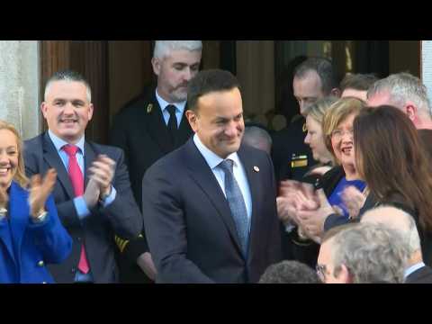 Ireland’s Leo Varadkar leaves Irish parliament after becoming premier for second time