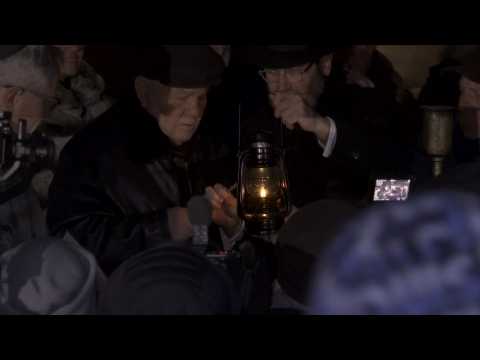 Ukrainian Jews celebrate Hanukkah festival of lights amid blackouts
