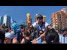 Celebrations in Buenos Aires after Argentina's World Cup victory in Qatar