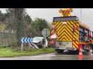 Accident de la route, route de Wormhout à Ledringhem