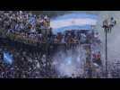 Finale France-Argentine : les Argentins ivres de joie dans les rues de Buenos Aires