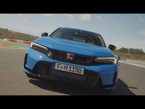 2023 Honda Civic Type R in Blue Driving Video