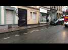 Saint-Omer : intervention des pompiers pour une chute de pierres rue de Calais, momentanément fermée