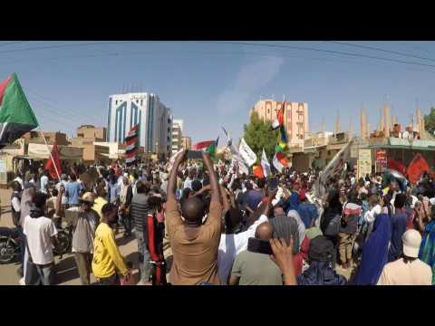 Sudanese protest post-coup deal on anniversary of anti-Bashir revolt