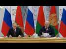Putin and Lukashenko hold bilateral talks in Minsk