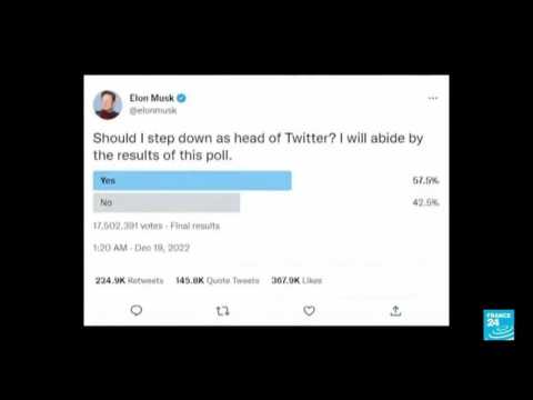 Twitter users vote to oust Elon Musk as CEO