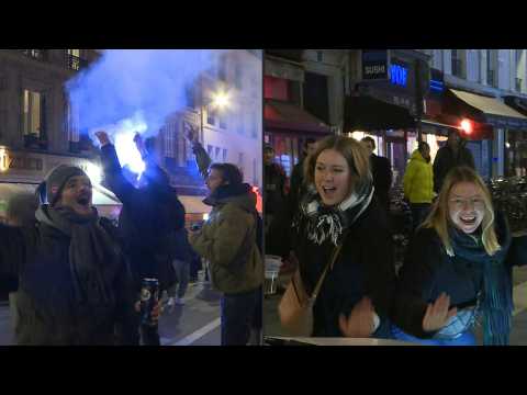 Fans in Paris party in streets as France qualify for World Cup final