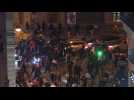 French police chase rioters in Paris after France WC win over Morocco