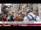 Pérou: des centaines de touristes bloqués au Machu Picchu