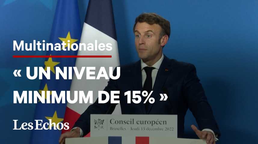 Illustration pour la vidéo L'UE adopte l'impôt minimum de 15% sur les multinationales