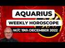 Aquarius Horoscope Weekly Astrology from 19th December 2022