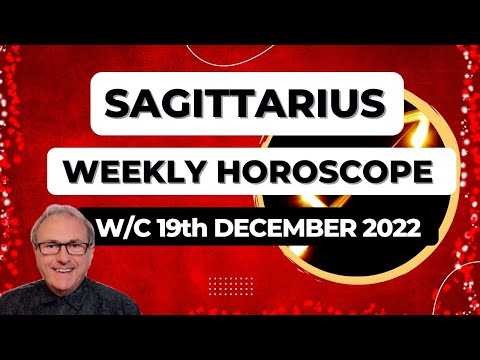 Sagittarius Horoscope Weekly Astrology from 19th December 2022