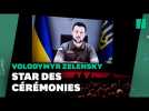 Volodymyr Zelensky, un an de guerre et de cérémonies people