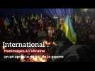 International : Hommages à l'Ukraine, un an après le début de la guerre