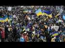 L'Europe solidaire des Ukrainiens, à l'occasion du premier anniversaire de la guerre
