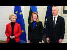 Estonie : Ursula von der Leyen et Jens Stoltenberg réaffirment leur soutien à l'Ukraine