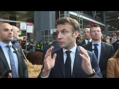 'It is the end of abundance' says Macron at Paris Agricultural Show